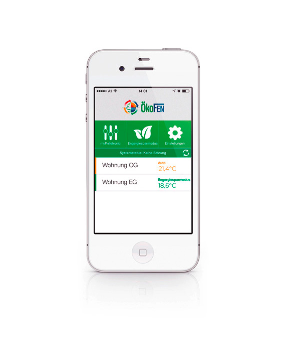 ÖkoFEN App zur Heizungsregelung ab sofort erhältlich