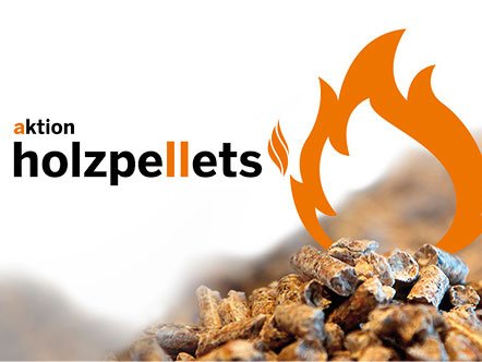 Informieren Sie sich auf den Aktionswochen<br>der Aktion Holzpellets