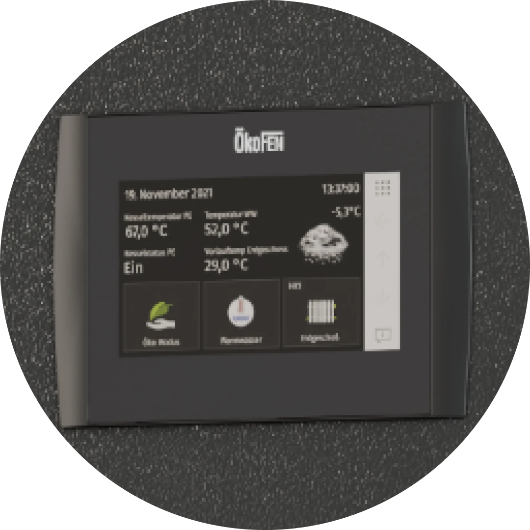 5“-Touch-Bedienteil & Regelung