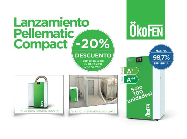 Promoción lanzamiento Pellematic Compact