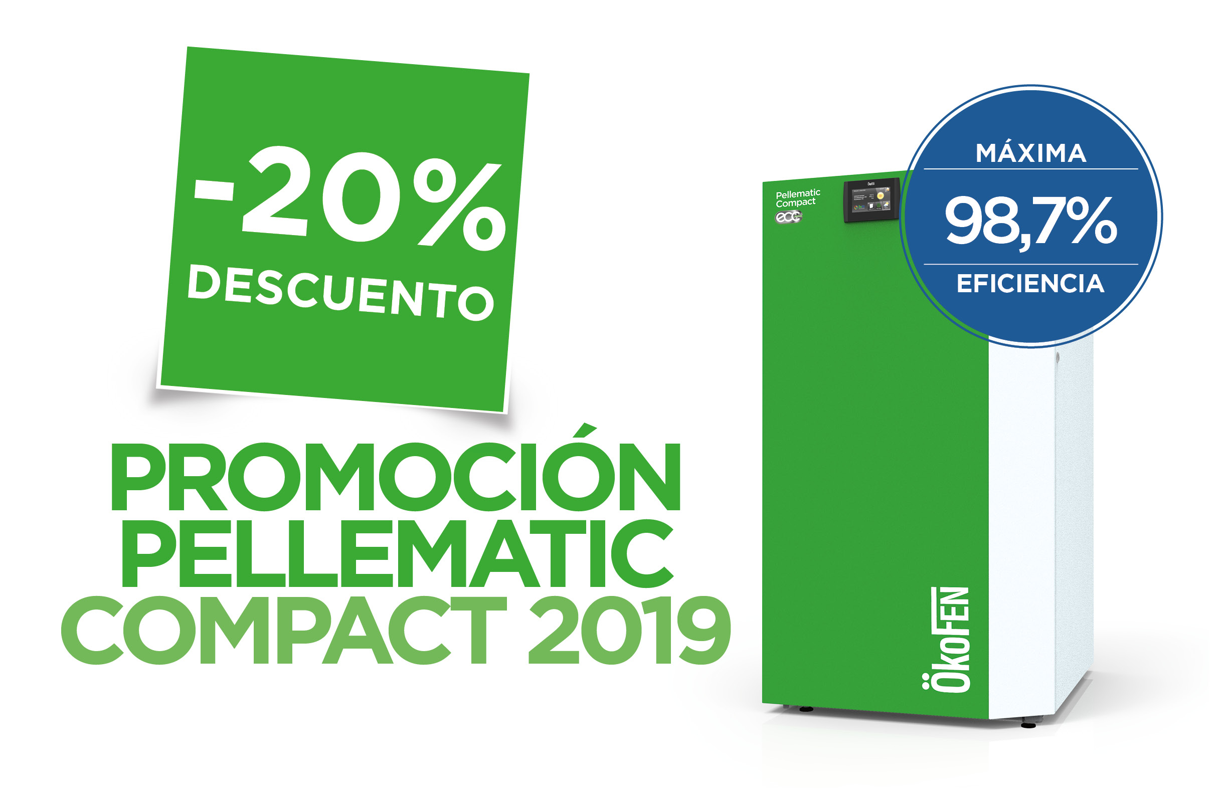 Promoción -20% descuento en Pellematic Compact