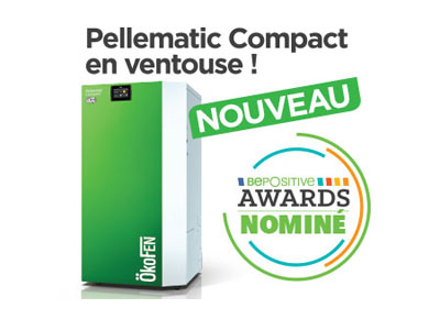 La Pellematic Compact raccordable en ventouse !