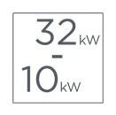 9 puissances nominales, et à partir de 3 kW