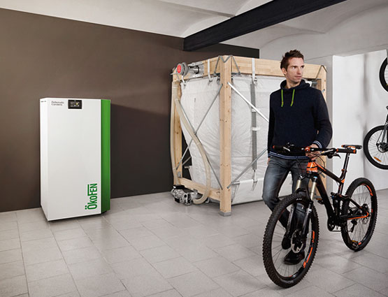 Flexilo - le stockage du granulé en silo textilo, une solution simple, propre et compacte.