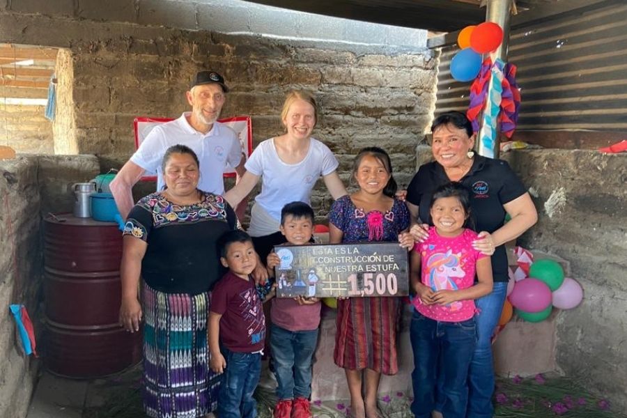 1500th wood-burning stove in Guatemala