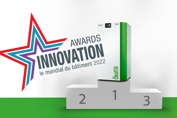 1. Platz für ÖkoFEN bei den Awards de l'innovation in Frankreich