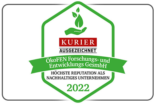 Auszeichnung mit dem Nachhaltigkeitssiegel 2022