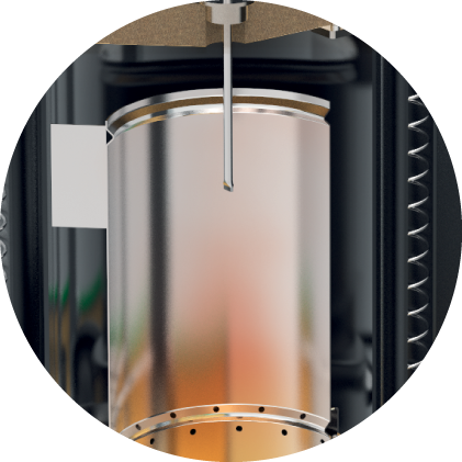 Combustion chamber sensor for automatic fuel detection