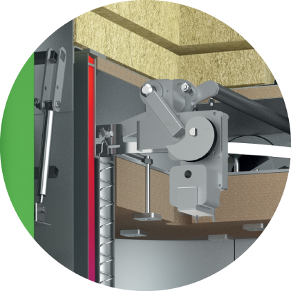 Integral return water temperature control