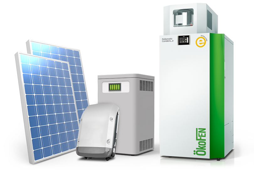 Pellet, fotovoltaico e motore stirling