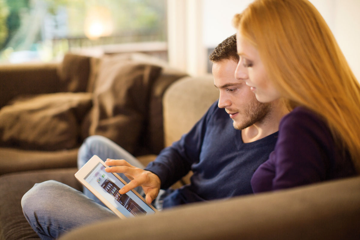 Può essere comandata comodamente anche tramite smartphone, tablet o PC