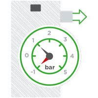 ECC Negative pressure measurement