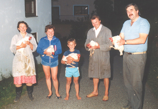 1990: trasferimento delle galline
