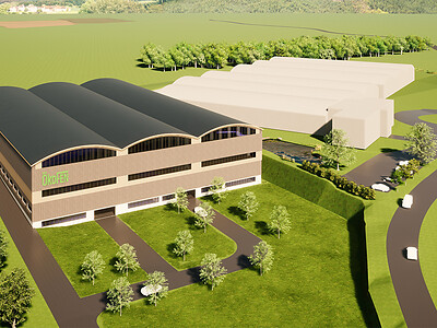 ÖkoFEN Oostenrijk verdubbelt productieruimte en bouwt logistiek centrum van 14.000 m²