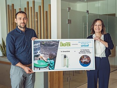 ÖkoFEN expands cooperation with UNICEF Austria