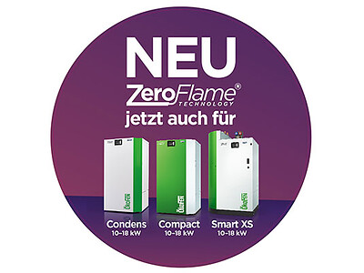 ZeroFlame Technologie Neu auch für Compact & Smart XS