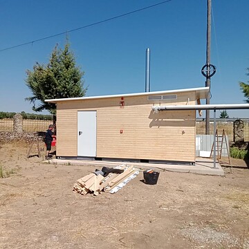 Instalación en caseta exterior para Residencia